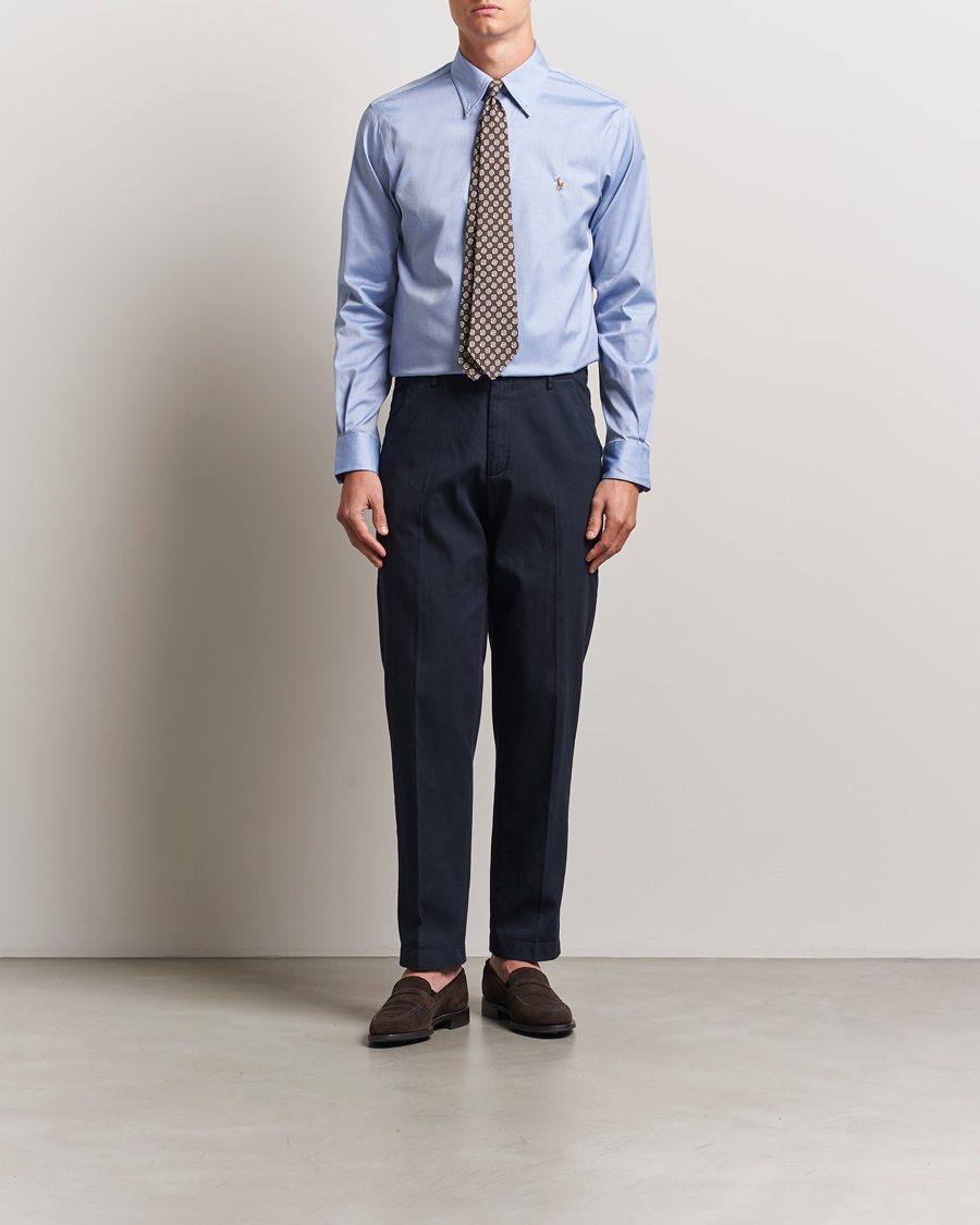 Mies | Kauluspaidat | Polo Ralph Lauren | Custom Fit Oxford Dress Shirt True Blue