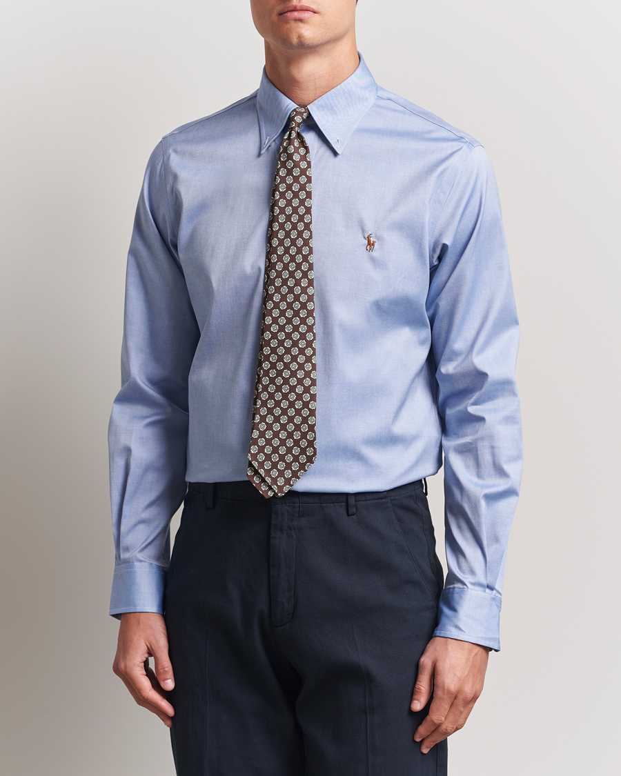 Mies | Kauluspaidat | Polo Ralph Lauren | Custom Fit Oxford Dress Shirt True Blue