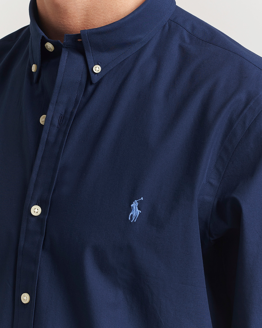Mies | Kauluspaidat | Polo Ralph Lauren | Slim Fit Poplin Shirt Newport Navy
