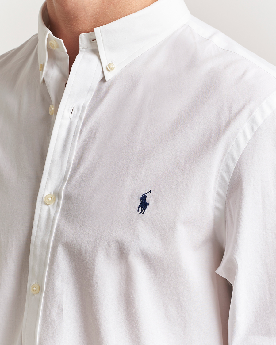 Mies | Kauluspaidat | Polo Ralph Lauren | Slim Fit Poplin Shirt White
