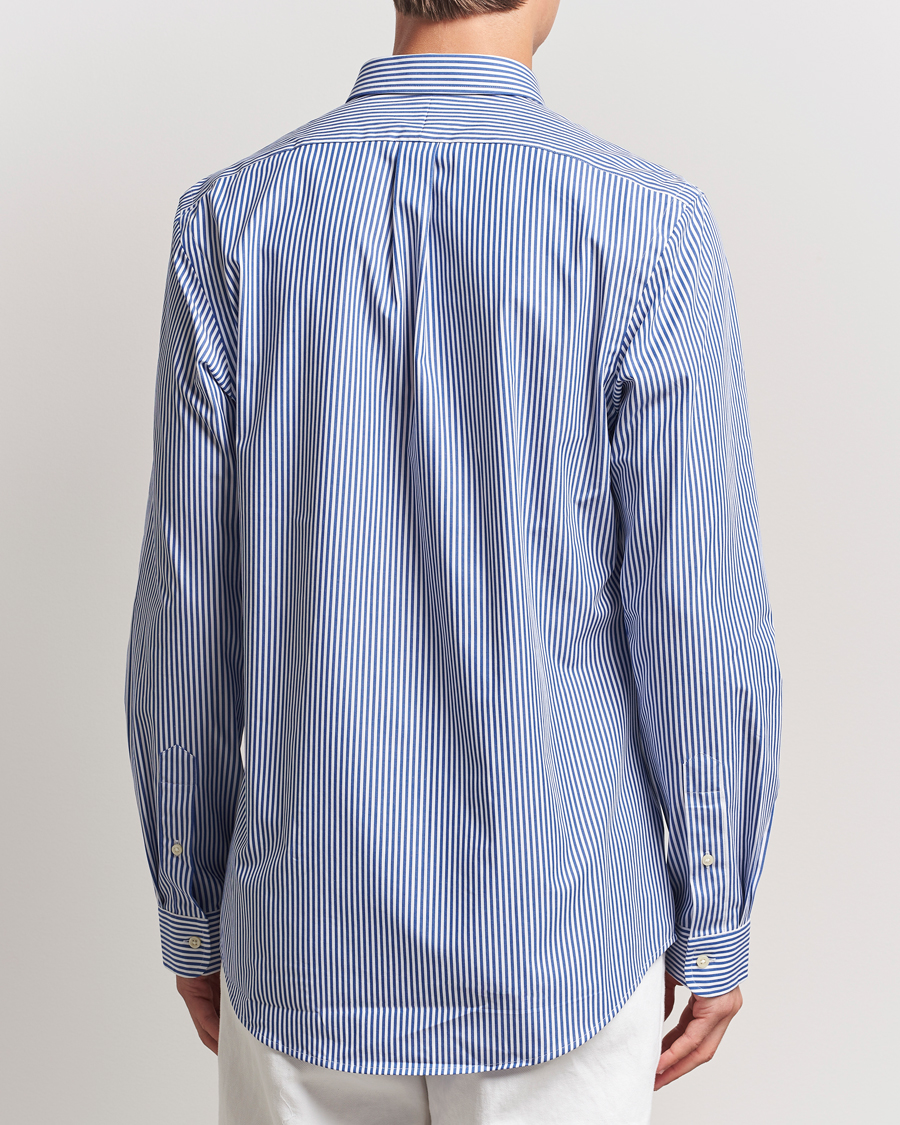 Mies | Kauluspaidat | Polo Ralph Lauren | Slim Fit Poplin Shirt Blue/White Bengal Stripe