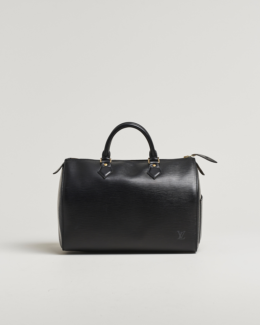 Mies | Louis Vuitton Pre-Owned Speedy 30 Epi Leather Handbag Black | Louis Vuitton Pre-Owned | Speedy 30 Epi Leather Handbag Black