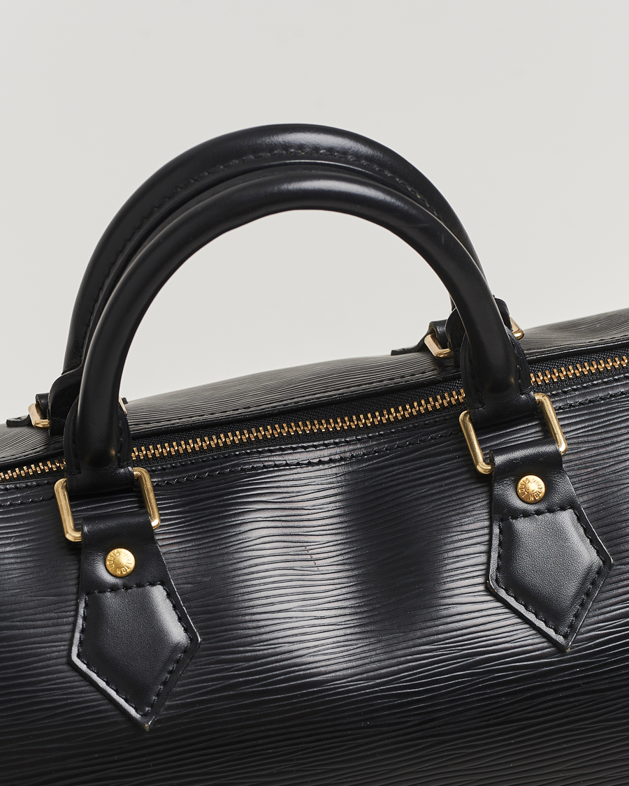 Mies | Louis Vuitton Pre-Owned Speedy 30 Epi Leather Handbag Black | Louis Vuitton Pre-Owned | Speedy 30 Epi Leather Handbag Black