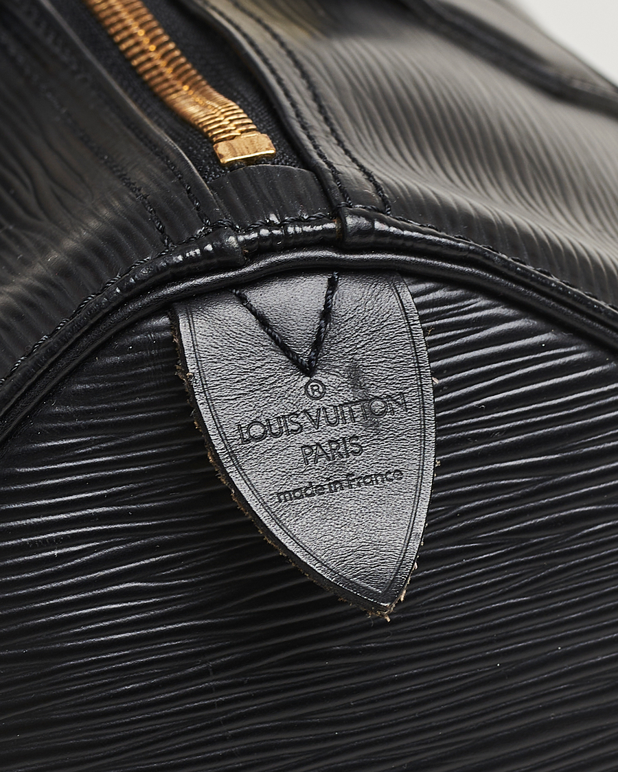 Mies | Louis Vuitton Pre-Owned Speedy 30 Epi Leather Handbag Black | Louis Vuitton Pre-Owned | Speedy 30 Epi Leather Handbag Black