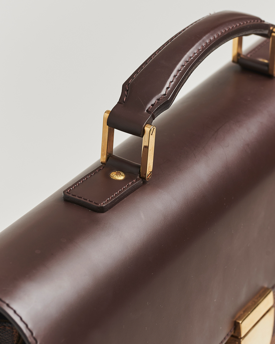 Mies | Louis Vuitton Pre-Owned Altona GM Briefcase Damier Ebene | Louis Vuitton Pre-Owned | Altona GM Briefcase Damier Ebene