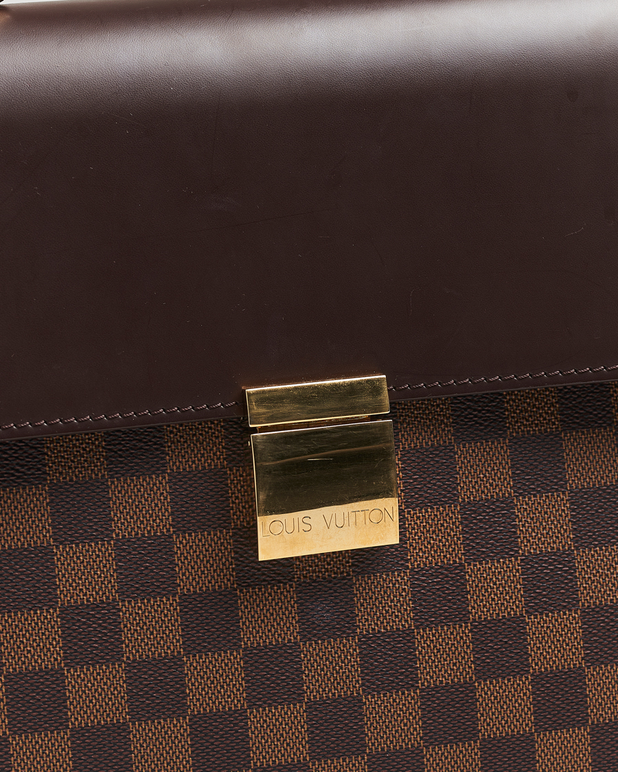 Mies | Louis Vuitton Pre-Owned Altona GM Briefcase Damier Ebene | Louis Vuitton Pre-Owned | Altona GM Briefcase Damier Ebene