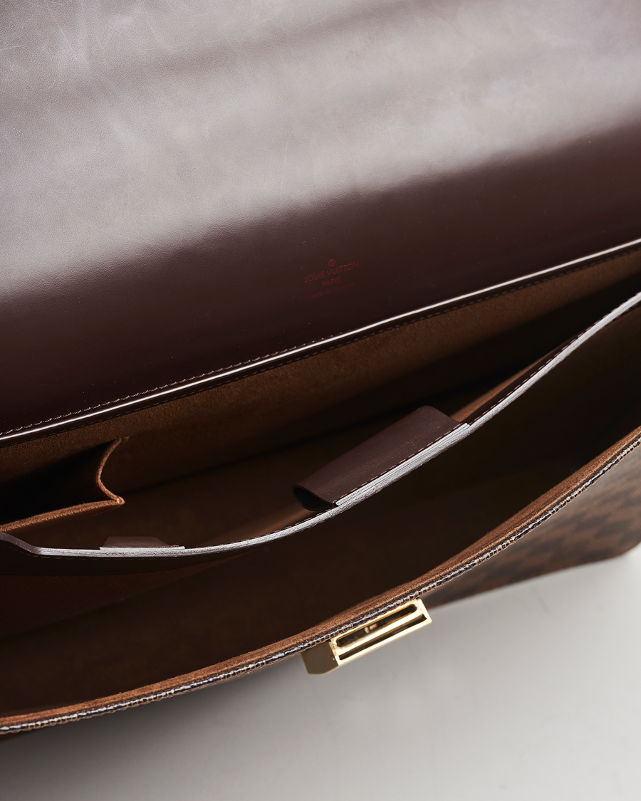 Mies | Louis Vuitton Pre-Owned Altona GM Briefcase Damier Ebene | Louis Vuitton Pre-Owned | Altona GM Briefcase Damier Ebene