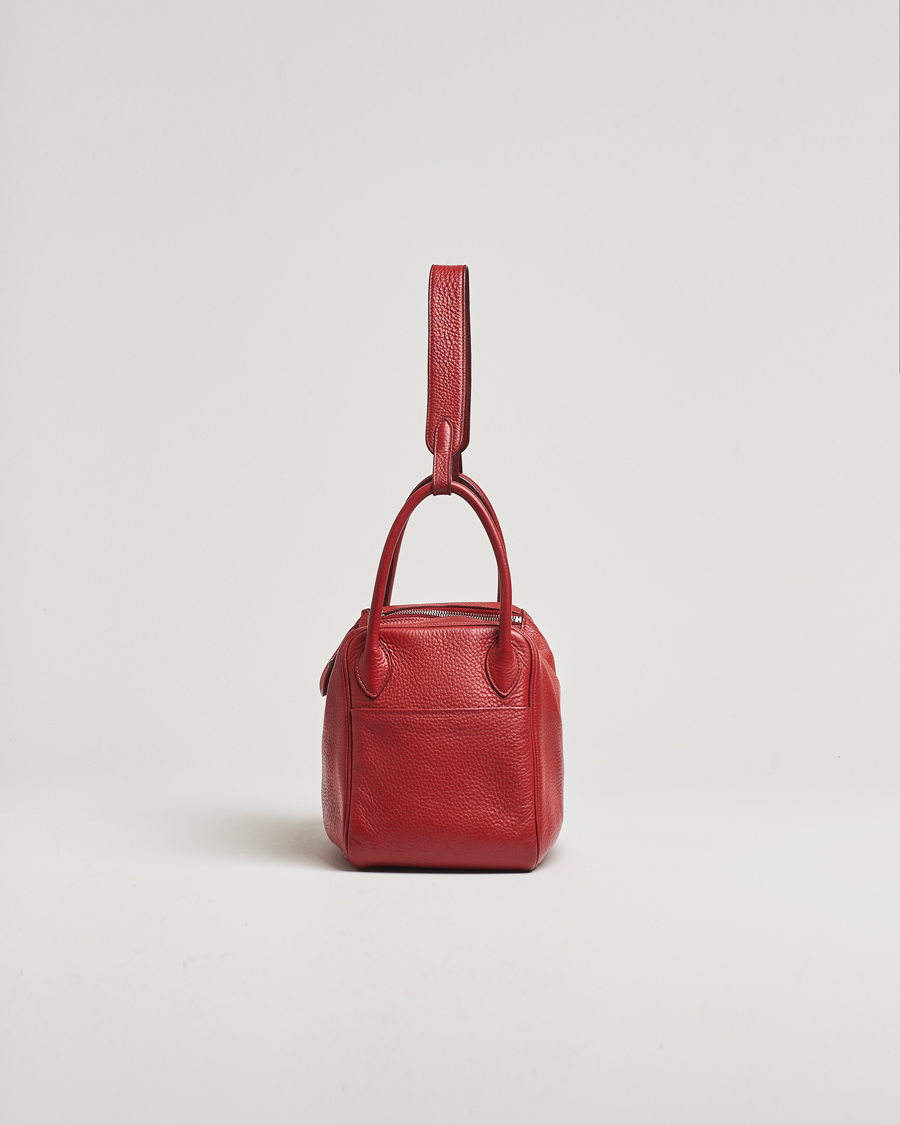 Mies | Pre-Owned & Vintage Bags | Hermès Pre-Owned | Lindy 30 Bag Taurillon Clemence Leather Red
