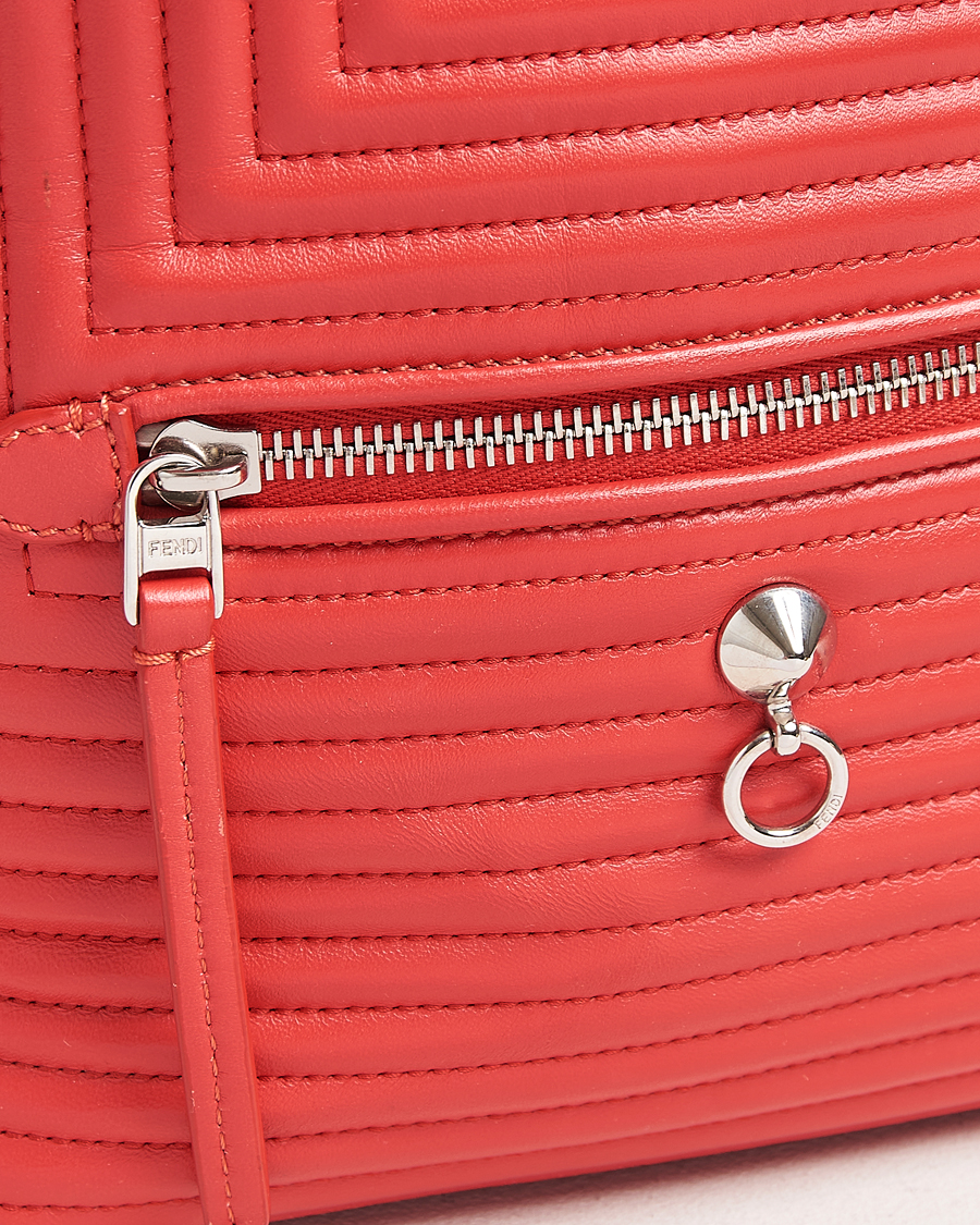 Mies | Fendi Pre-Owned Calfskin Backpack Red | Fendi Pre-Owned | Calfskin Backpack Red