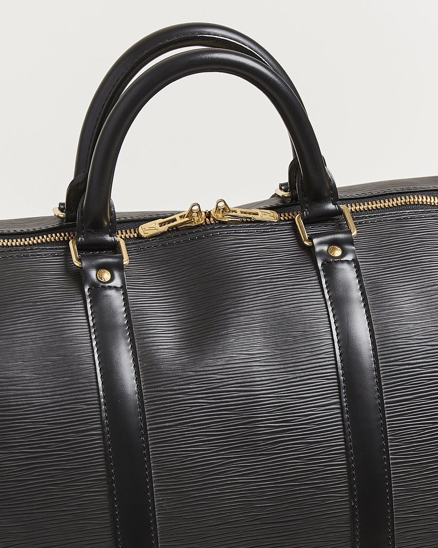 Mies | Louis Vuitton Pre-Owned Keepall 55 Epi Leather Bag Black | Louis Vuitton Pre-Owned | Keepall 55 Epi Leather Bag Black