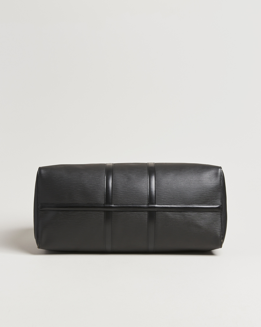 Mies | Louis Vuitton Pre-Owned Keepall 55 Epi Leather Bag Black | Louis Vuitton Pre-Owned | Keepall 55 Epi Leather Bag Black
