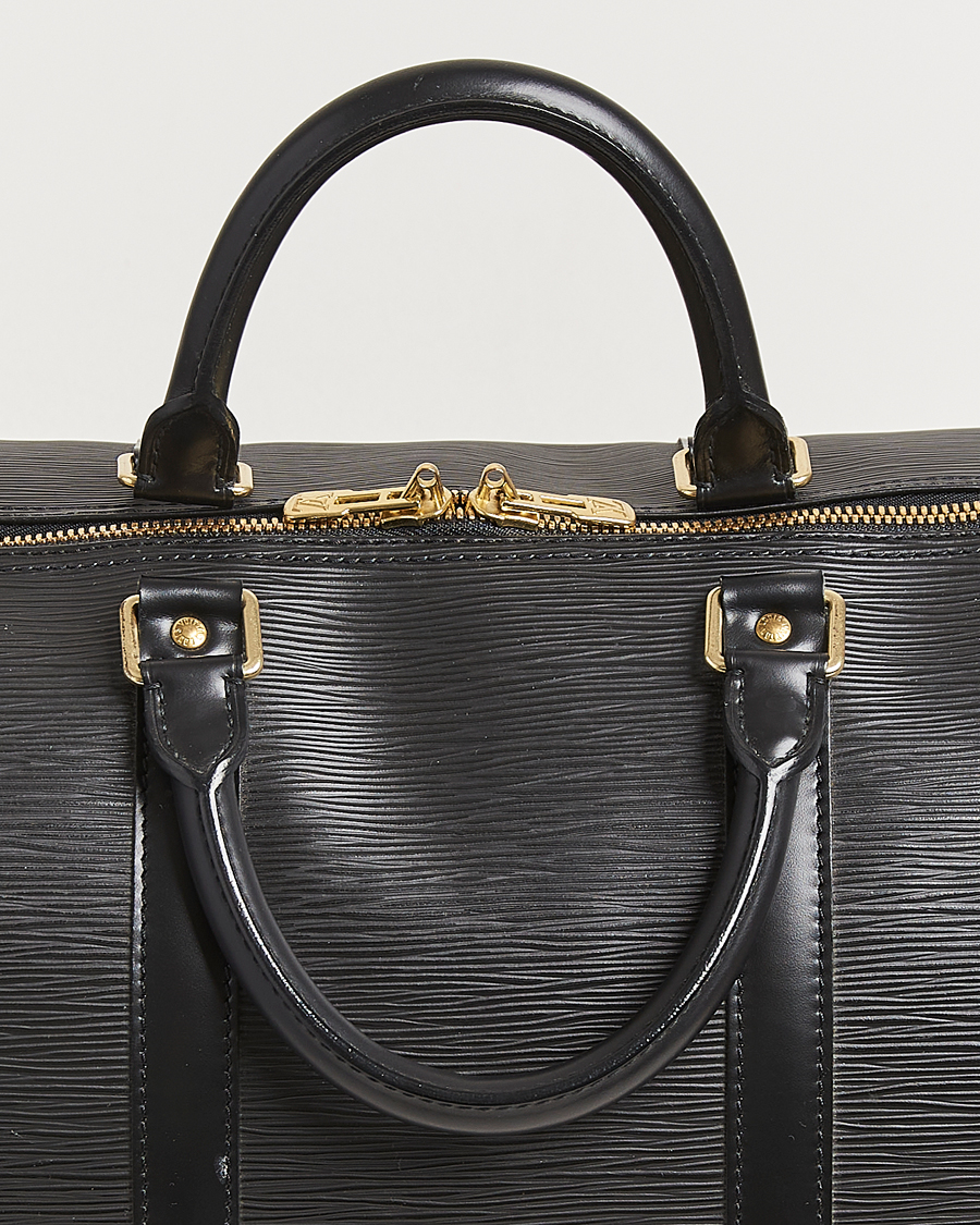 Mies | Louis Vuitton Pre-Owned Keepall 55 Epi Leather Bag Black | Louis Vuitton Pre-Owned | Keepall 55 Epi Leather Bag Black