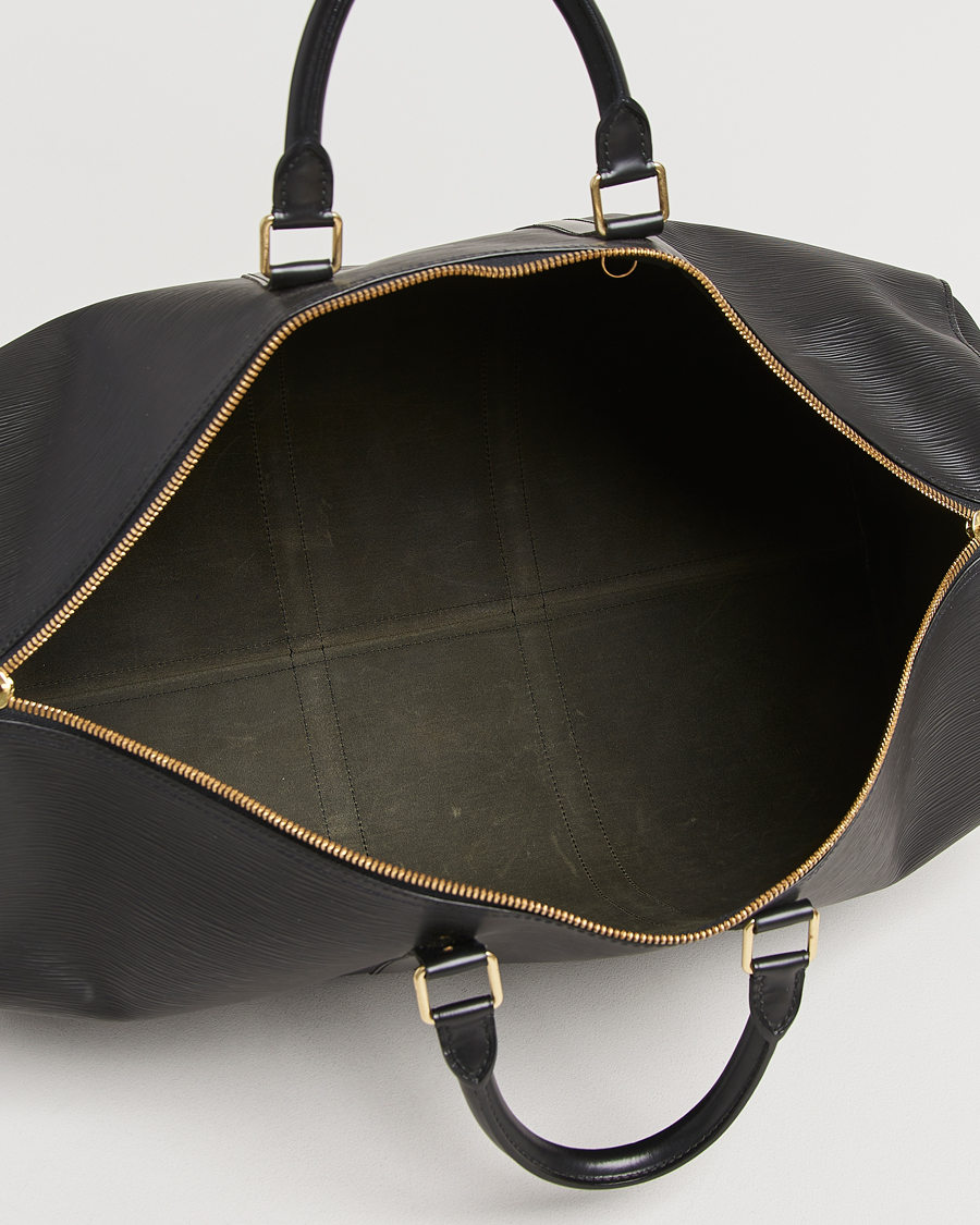 Mies | Louis Vuitton Pre-Owned Keepall 55 Epi Leather Bag Black | Louis Vuitton Pre-Owned | Keepall 55 Epi Leather Bag Black