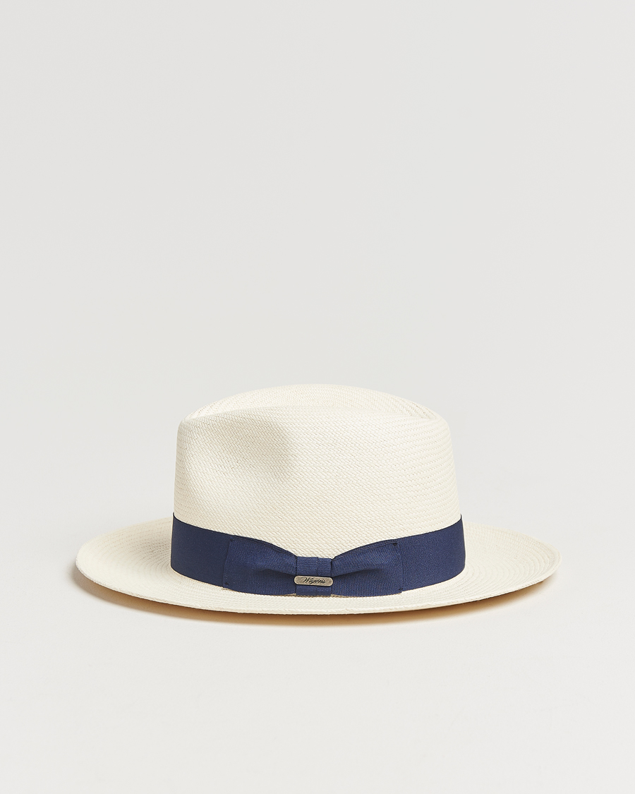 Mies | Päähineet | Wigéns | Panama Hat White/Navy