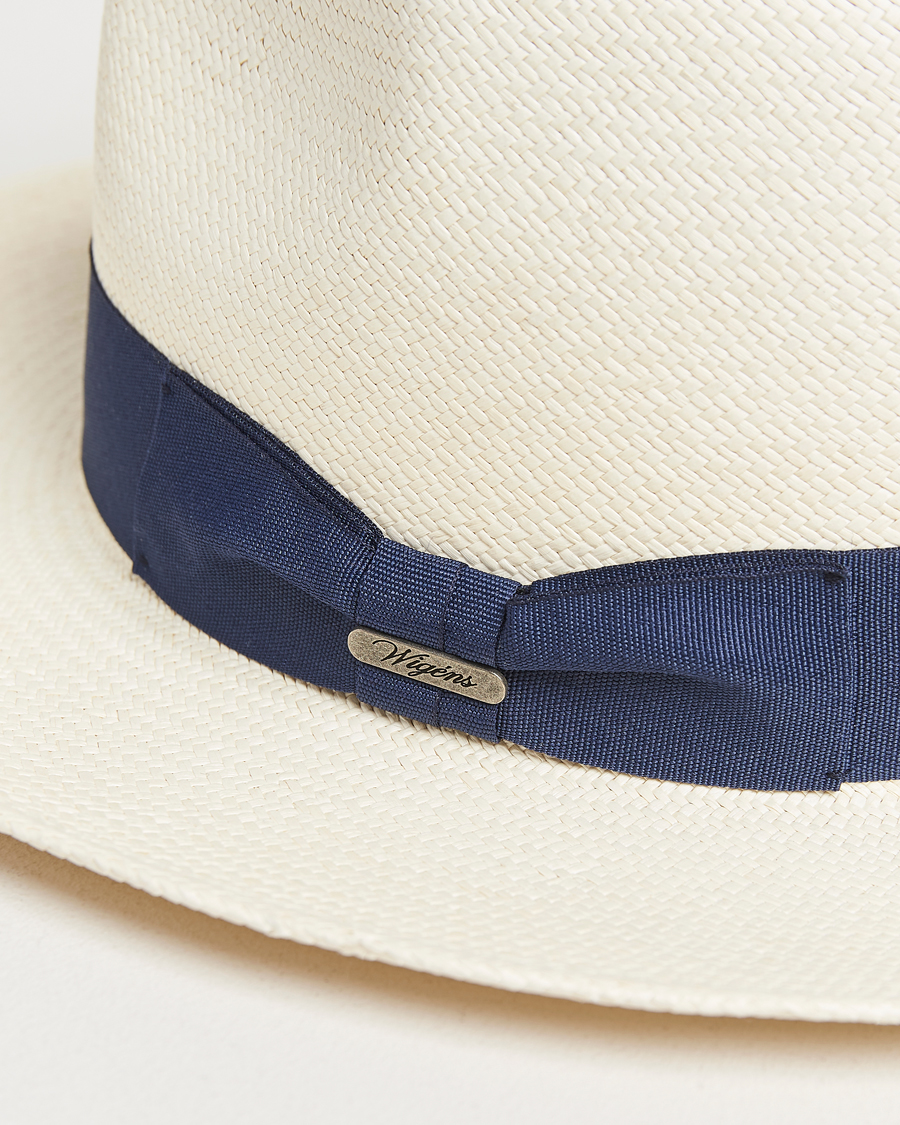 Mies | Päähineet | Wigéns | Panama Hat White/Navy