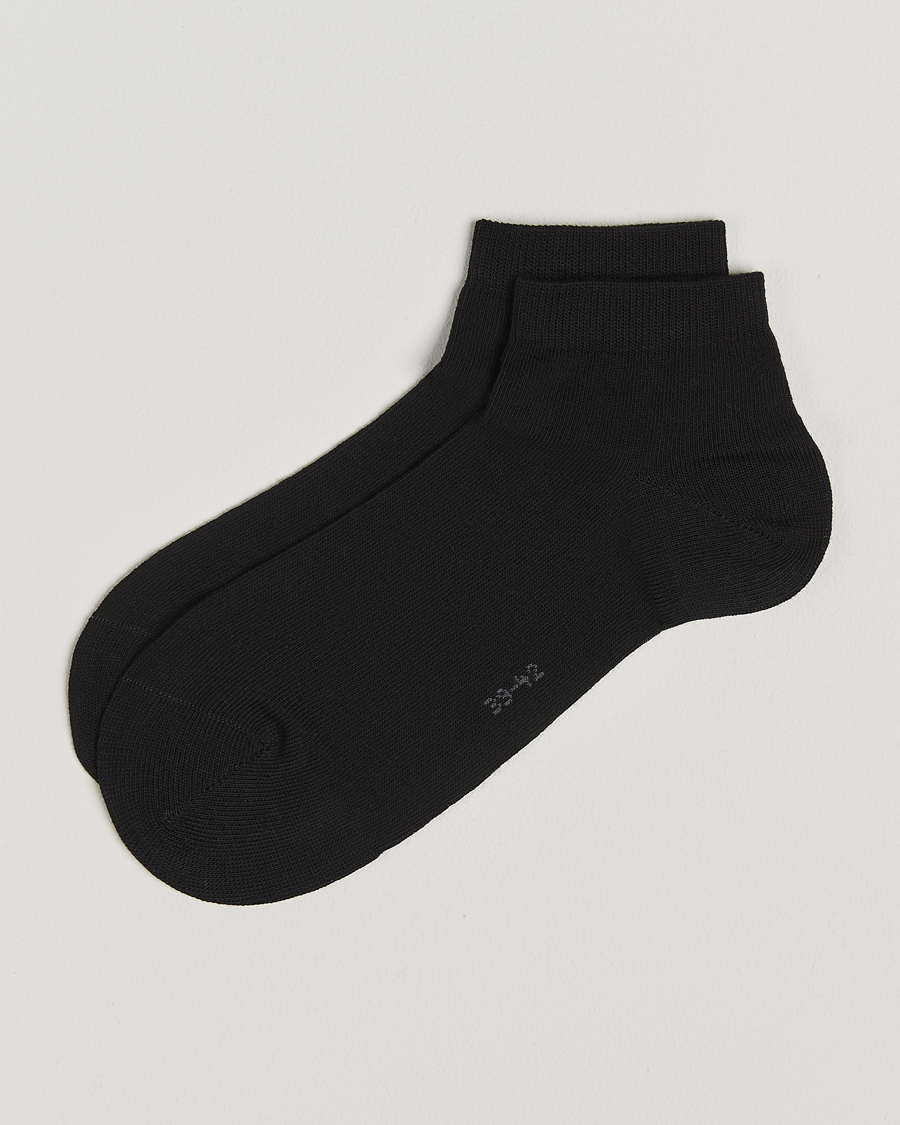 Mies | Alusvaatteet | Falke | Happy 2-Pack Cotton Sneaker Socks Black