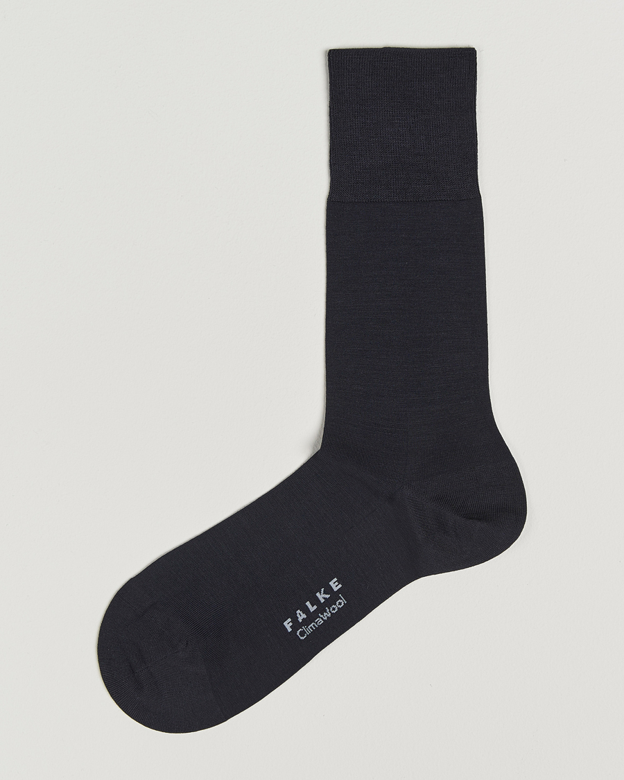 Mies | Alusvaatteet | Falke | Clima Wool Sock Dark Navy