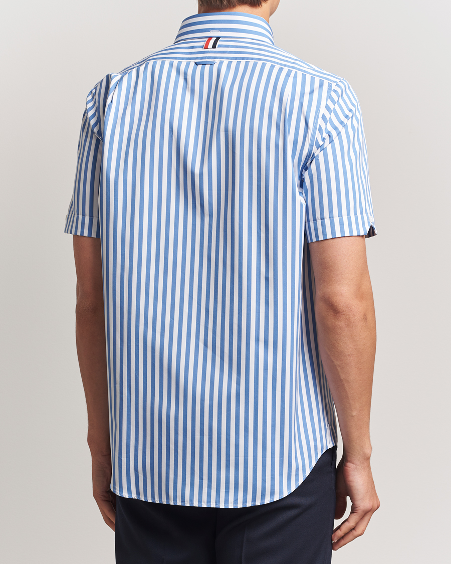 Mies | Kauluspaidat | Thom Browne | Short Sleeve Button Down Shirt Medium Blue