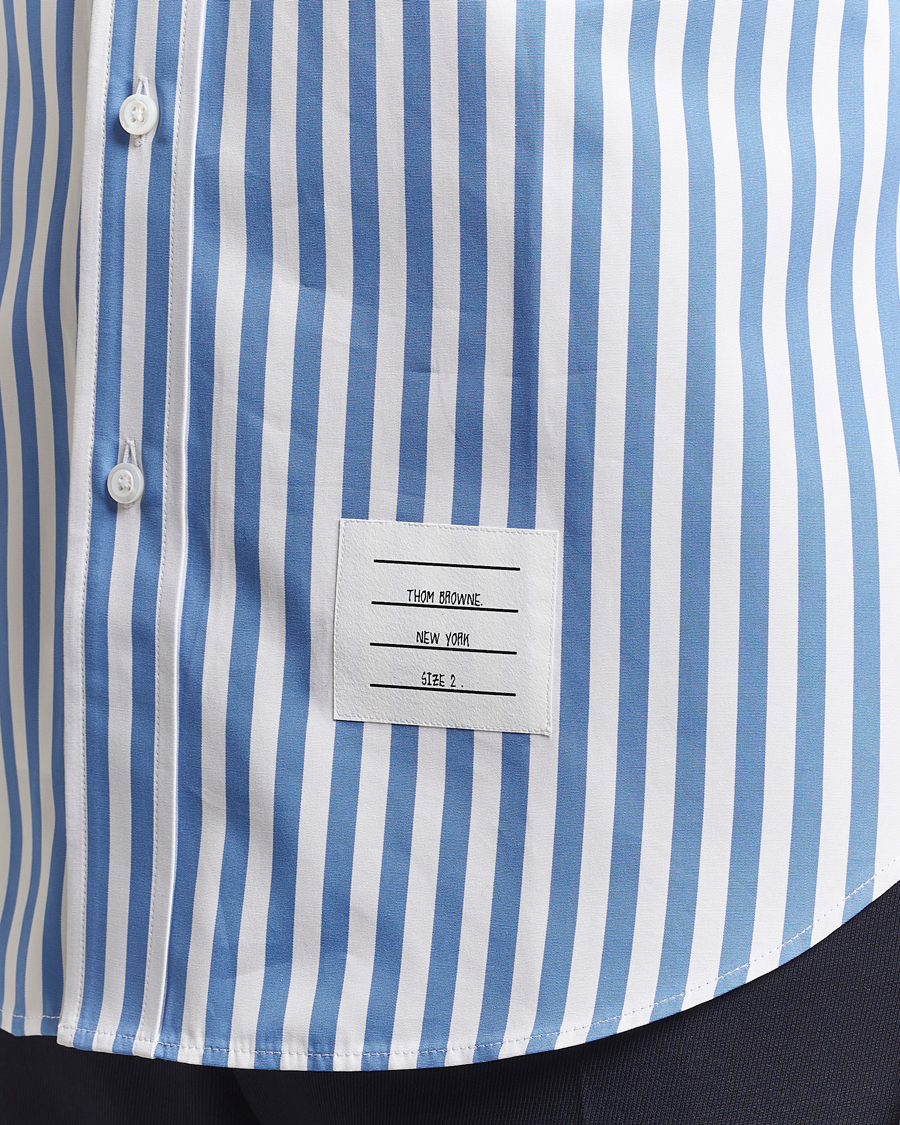 Mies | Kauluspaidat | Thom Browne | Short Sleeve Button Down Shirt Medium Blue