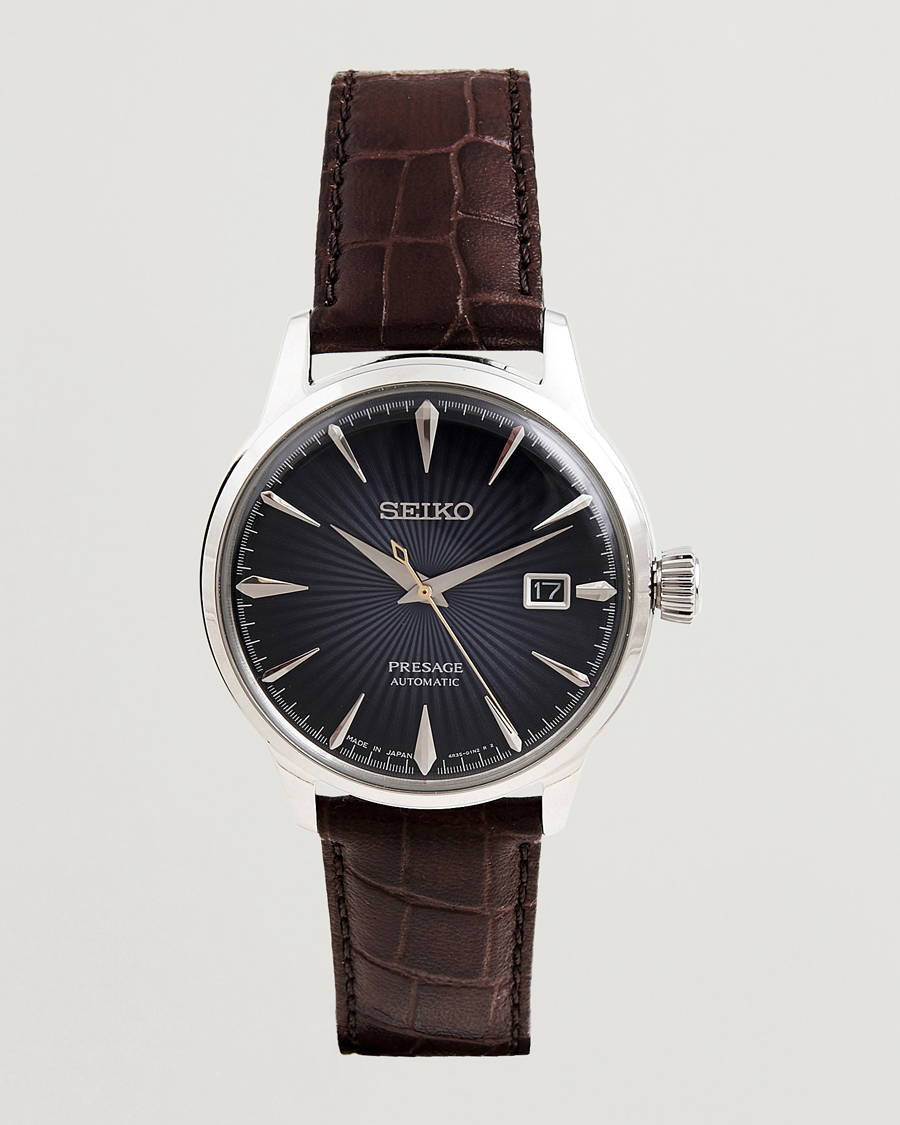 Mies | Seiko Presage Automatic Leather 40mm Blue Dial | Seiko | Presage Automatic Leather 40mm Blue Dial