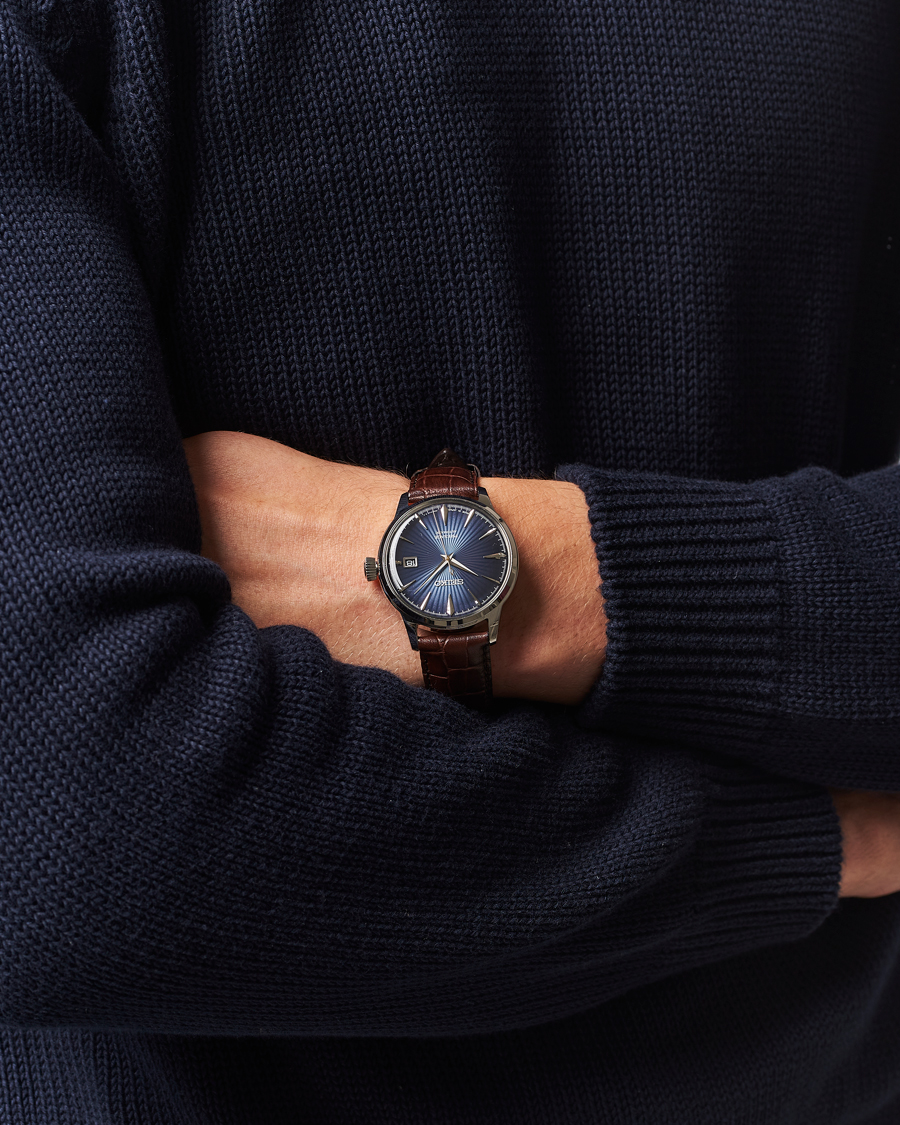Mies | Seiko Presage Automatic Leather 40mm Blue Dial | Seiko | Presage Automatic Leather 40mm Blue Dial