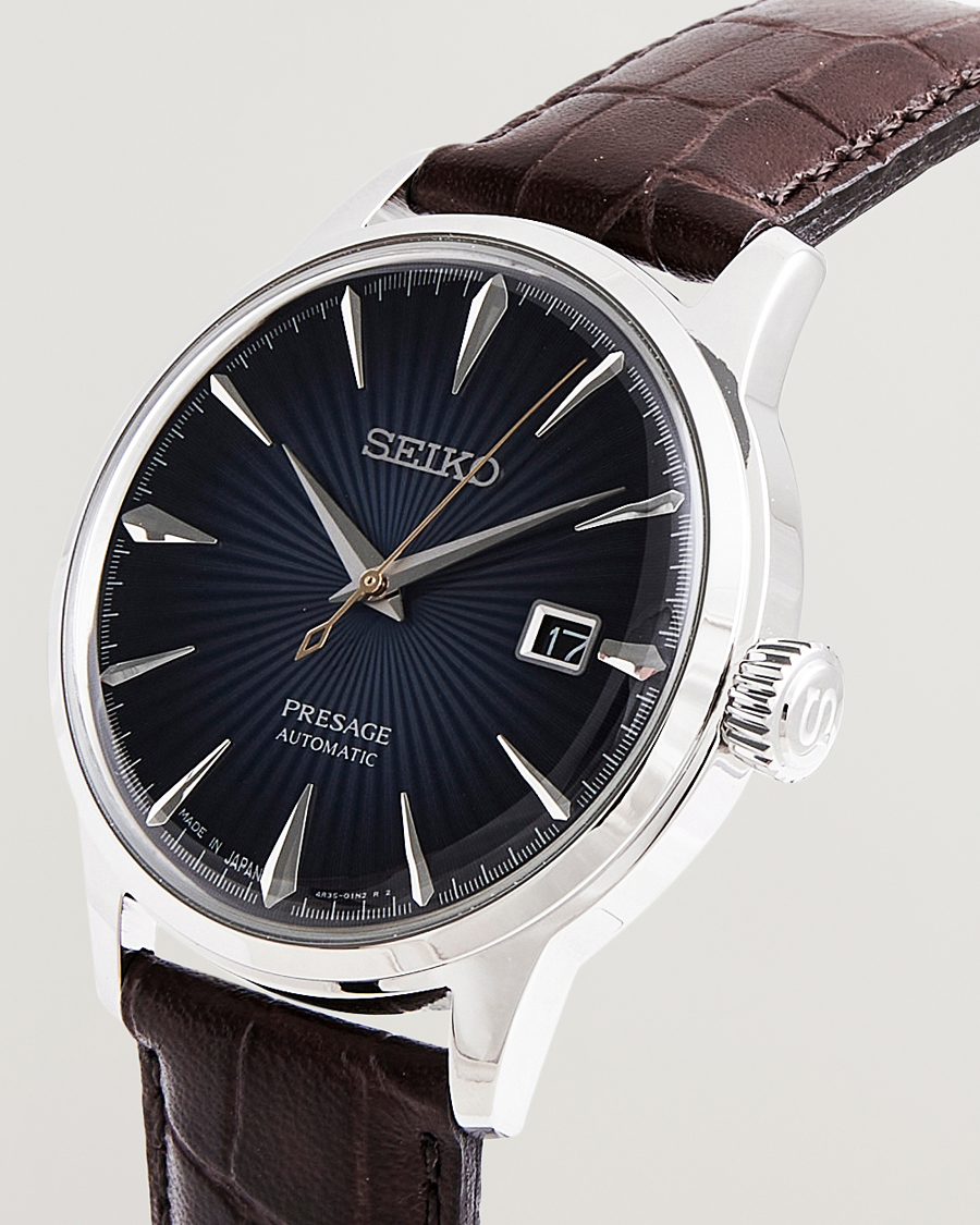 Mies | Seiko Presage Automatic Leather 40mm Blue Dial | Seiko | Presage Automatic Leather 40mm Blue Dial