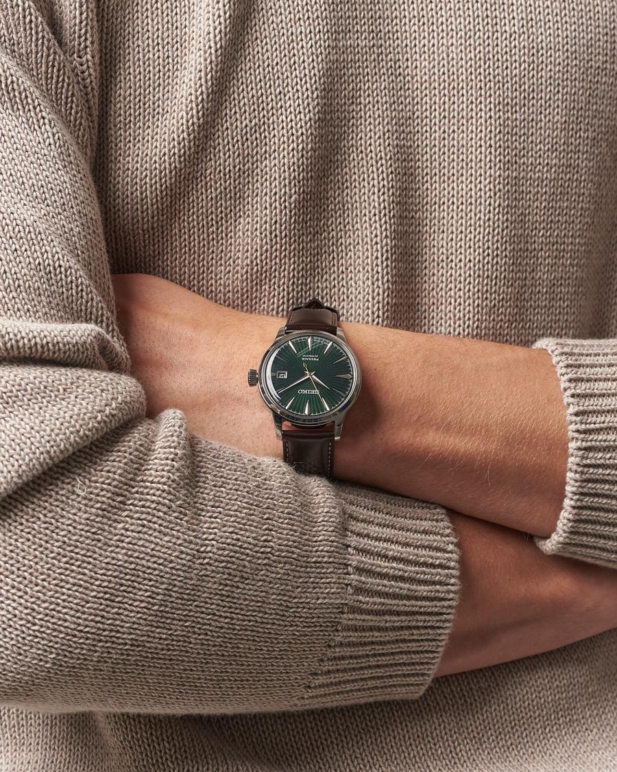 Mies | Seiko Presage Automatic Leather 41mm Green Dial | Seiko | Presage Automatic Leather 41mm Green Dial