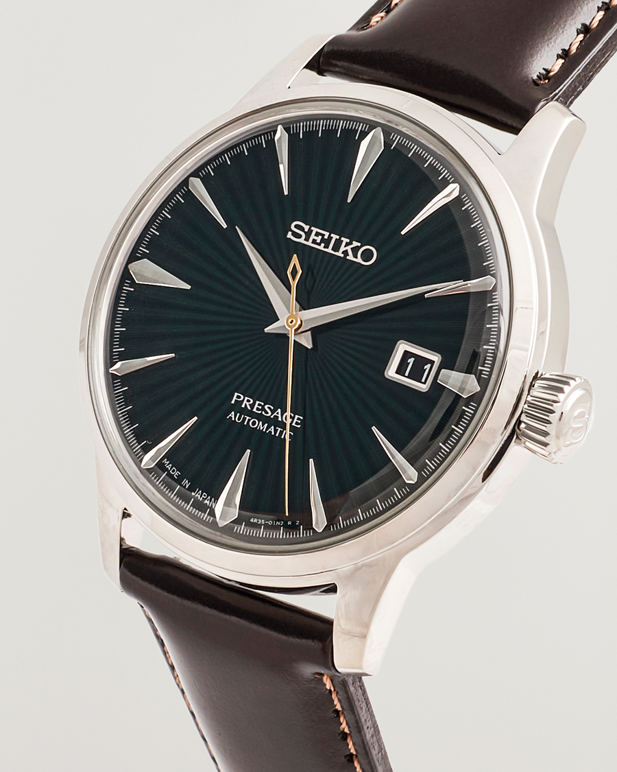 Mies | Seiko Presage Automatic Leather 41mm Green Dial | Seiko | Presage Automatic Leather 41mm Green Dial