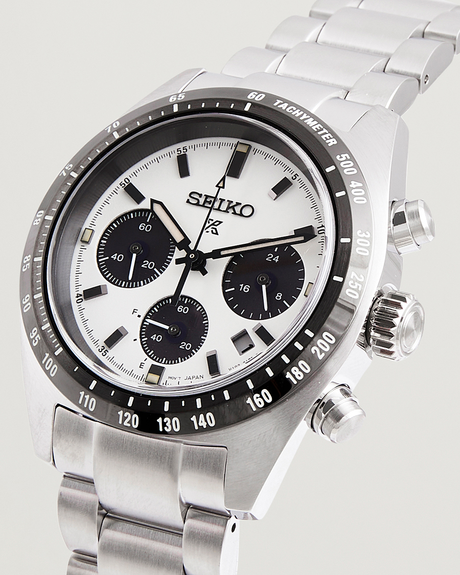 Mies | Seiko Prospex Chronograph Steel 39mm White Dial | Seiko | Prospex Chronograph Steel 39mm White Dial