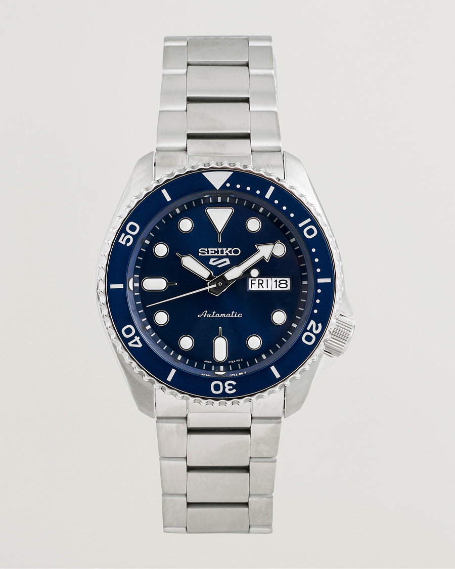 Mies | Seiko 5 Sports Automatic Diver Steel 43mm Blue Dial | Seiko | 5 Sports Automatic Diver Steel 43mm Blue Dial