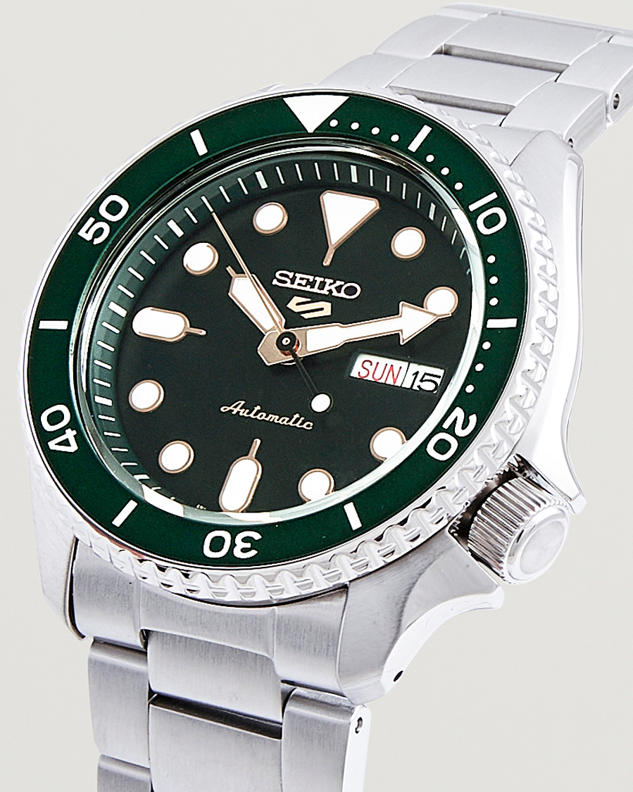 Mies | Seiko 5 Sports Automatic Diver Steel 43mm Green Dial | Seiko | 5 Sports Automatic Diver Steel 43mm Green Dial