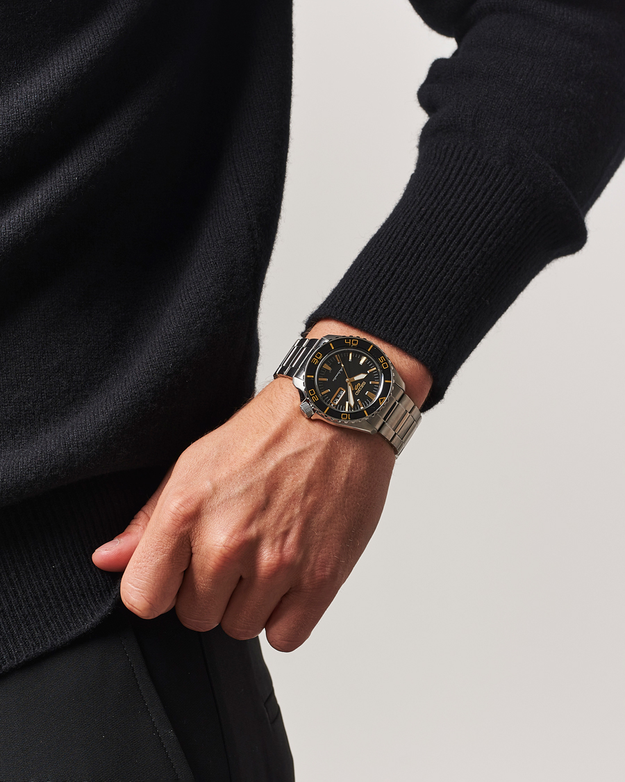 Mies | Seiko 5 Sports Automatic Diver Steel 42mm Black Dial | Seiko | 5 Sports Automatic Diver Steel 42mm Black Dial