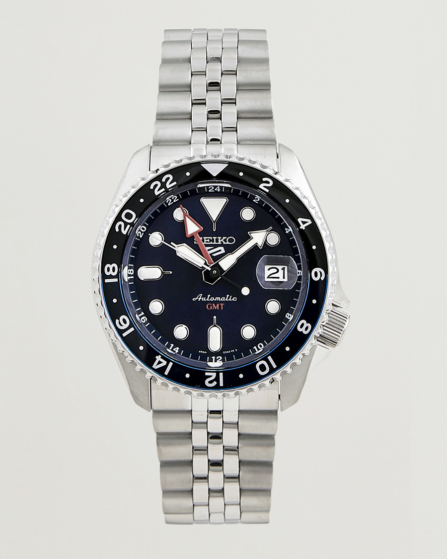 Mies | Seiko 5 Sports Automatic GMT Diver Steel 42mm Blue Dial | Seiko | 5 Sports Automatic GMT Diver Steel 42mm Blue Dial