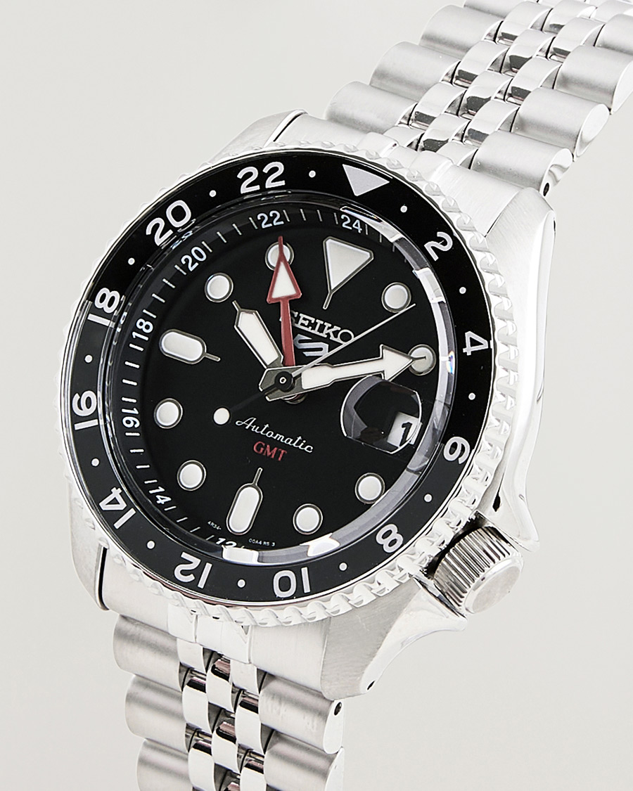 Mies | Seiko 5 Sports Automatic GMT Diver Steel 42mm Black Dial | Seiko | 5 Sports Automatic GMT Diver Steel 42mm Black Dial