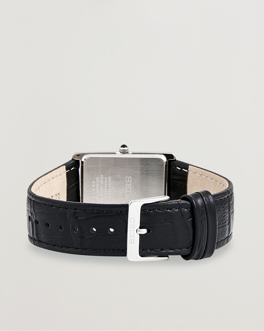 Mies | Seiko Quartz Silver Leather 28mm White Dial | Seiko | Quartz Silver Leather 28mm White Dial