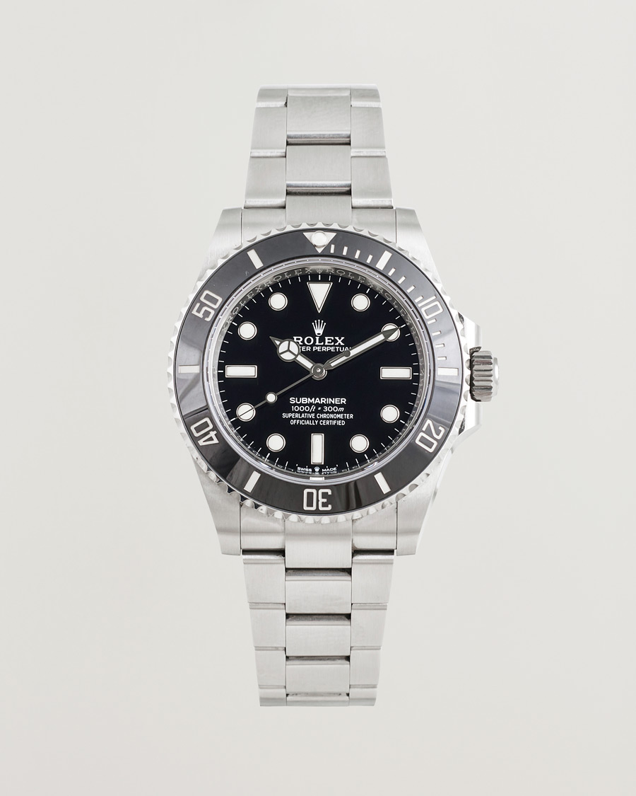 Mies | Rolex Pre-Owned Submariner 124060 Oyster Perpetual Steel Black | Rolex Pre-Owned | Submariner 124060 Oyster Perpetual Steel Black