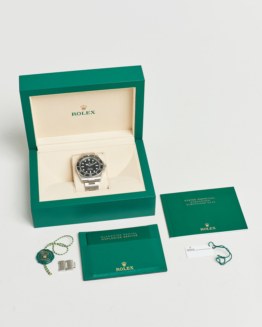 Mies | Rolex Pre-Owned Submariner 124060 Oyster Perpetual Steel Black | Rolex Pre-Owned | Submariner 124060 Oyster Perpetual Steel Black