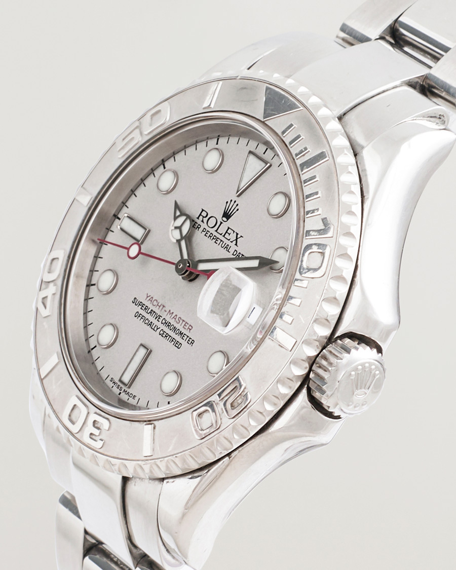 Mies | Rolex Pre-Owned Yacht Master Oyster Perpetual Steel Platinum | Rolex Pre-Owned | Yacht Master Oyster Perpetual Steel Platinum