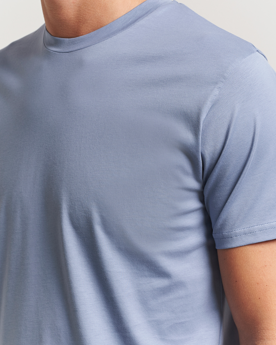 Mies | T-paidat | Sunspel | Riviera Midweight T-Shirt Vintage Blue