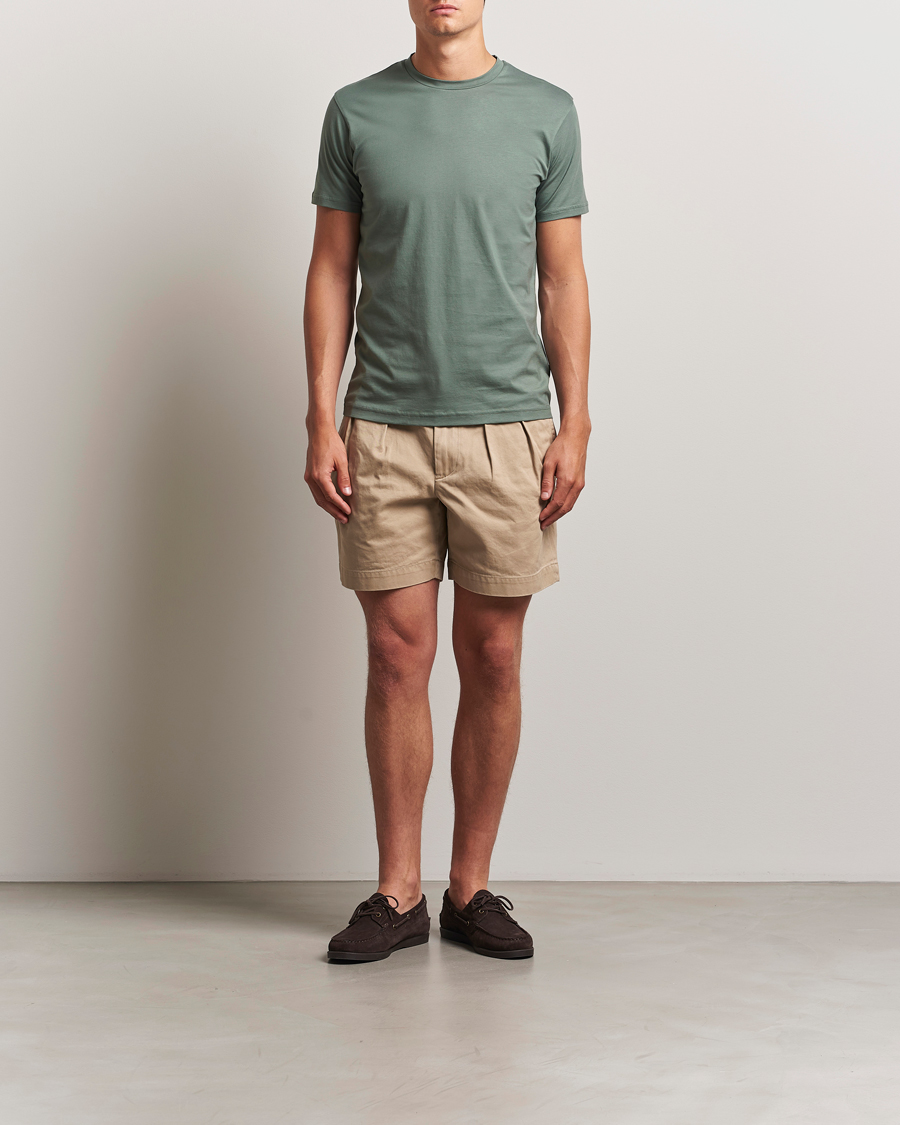 Mies | T-paidat | Sunspel | Riviera Midweight T-Shirt Dusk Green
