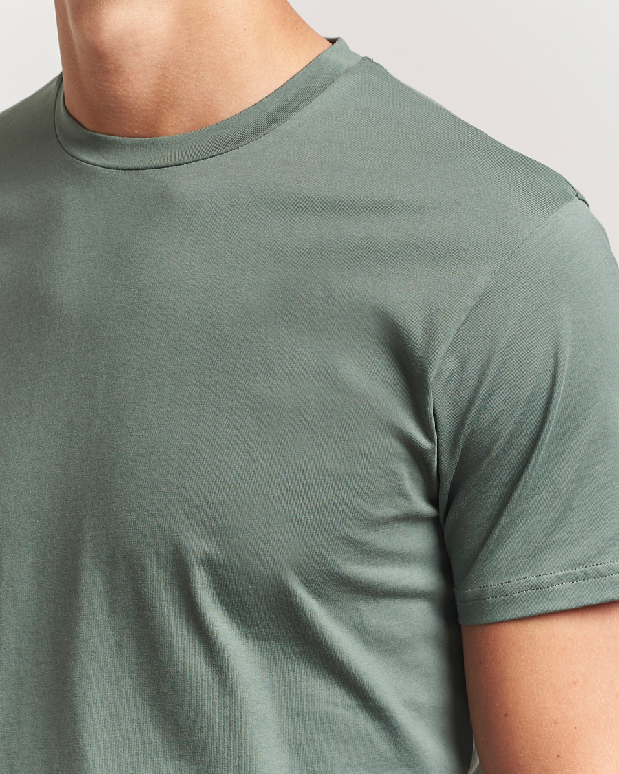 Mies | T-paidat | Sunspel | Riviera Midweight T-Shirt Dusk Green
