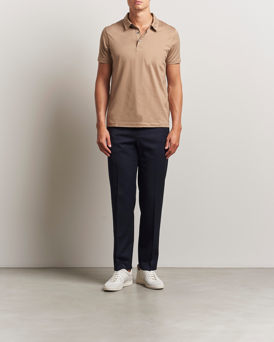 Mies | Pikeet | Sunspel | Cotton Jersey Polo Dune