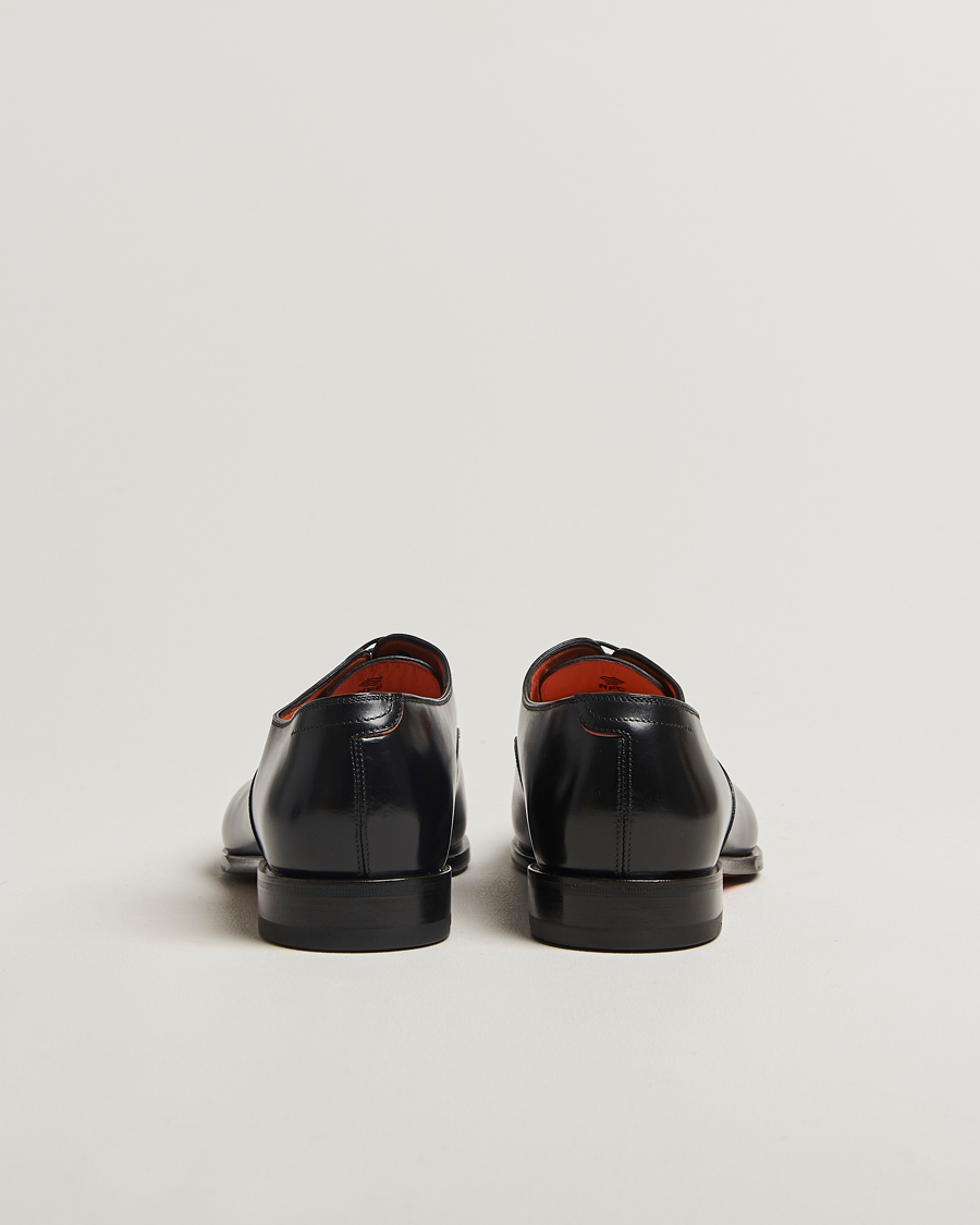 Mies | Oxford-kengät | Santoni | Adrian Oxford Black Calf