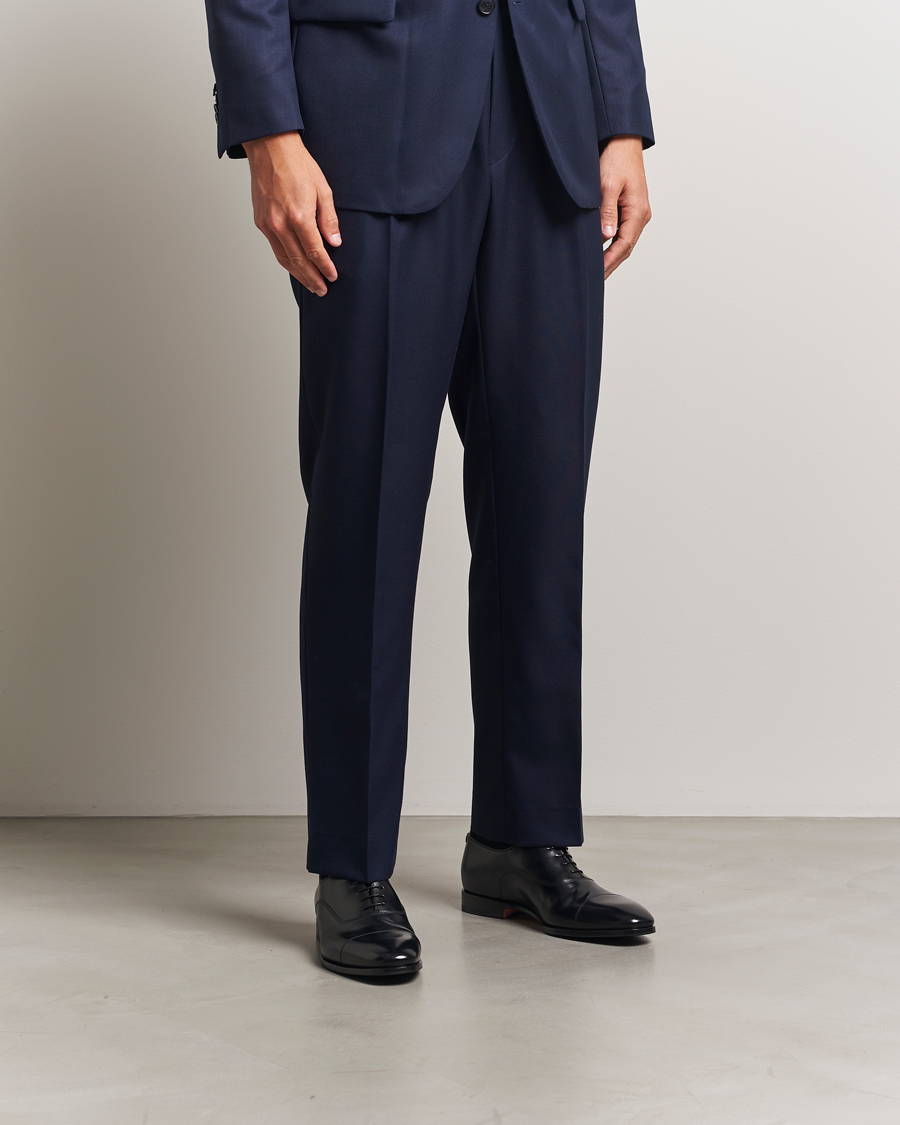 Mies | Oxford-kengät | Santoni | Adrian Oxford Black Calf