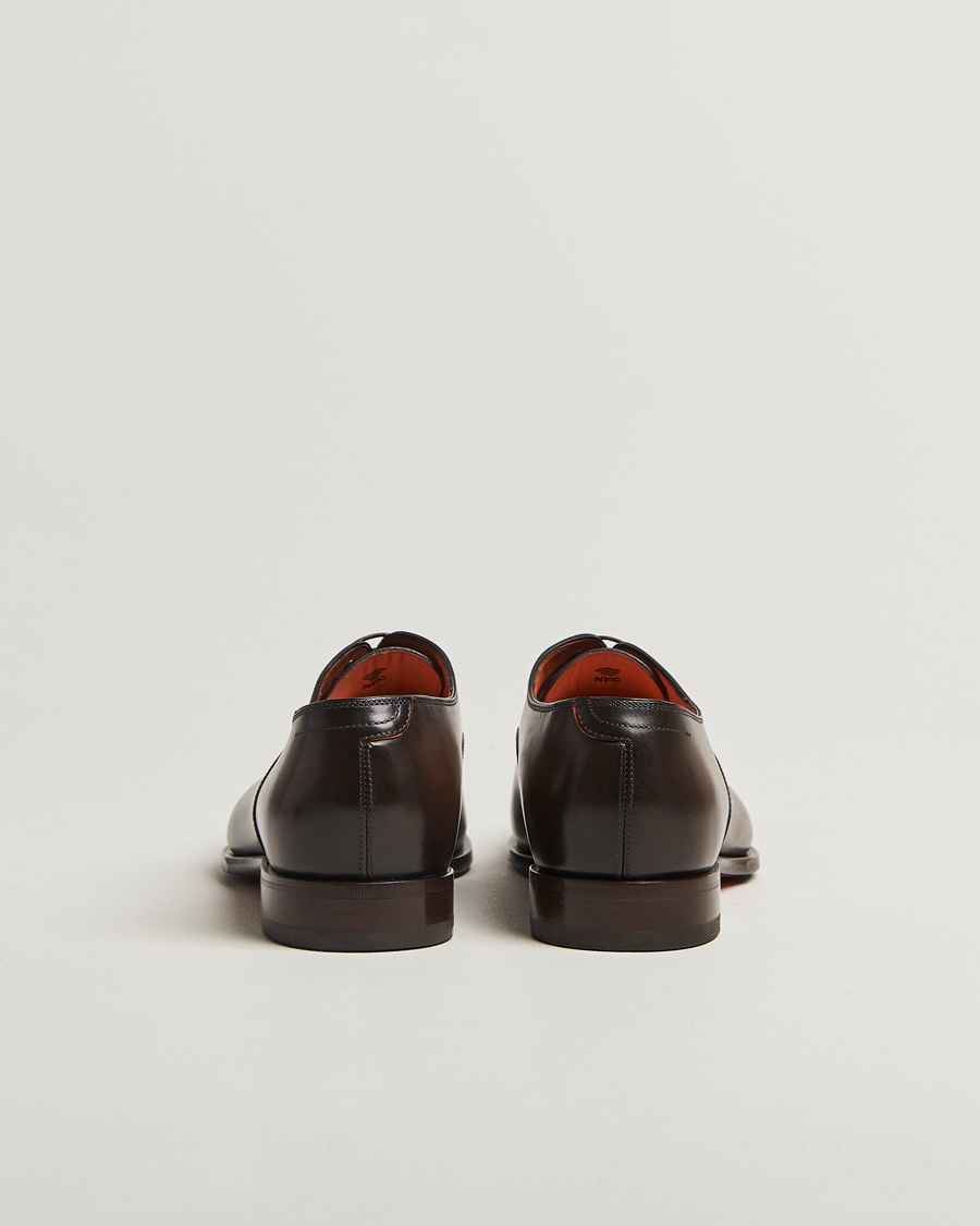 Mies | Oxford-kengät | Santoni | Adrian Oxford Dark Brown Calf