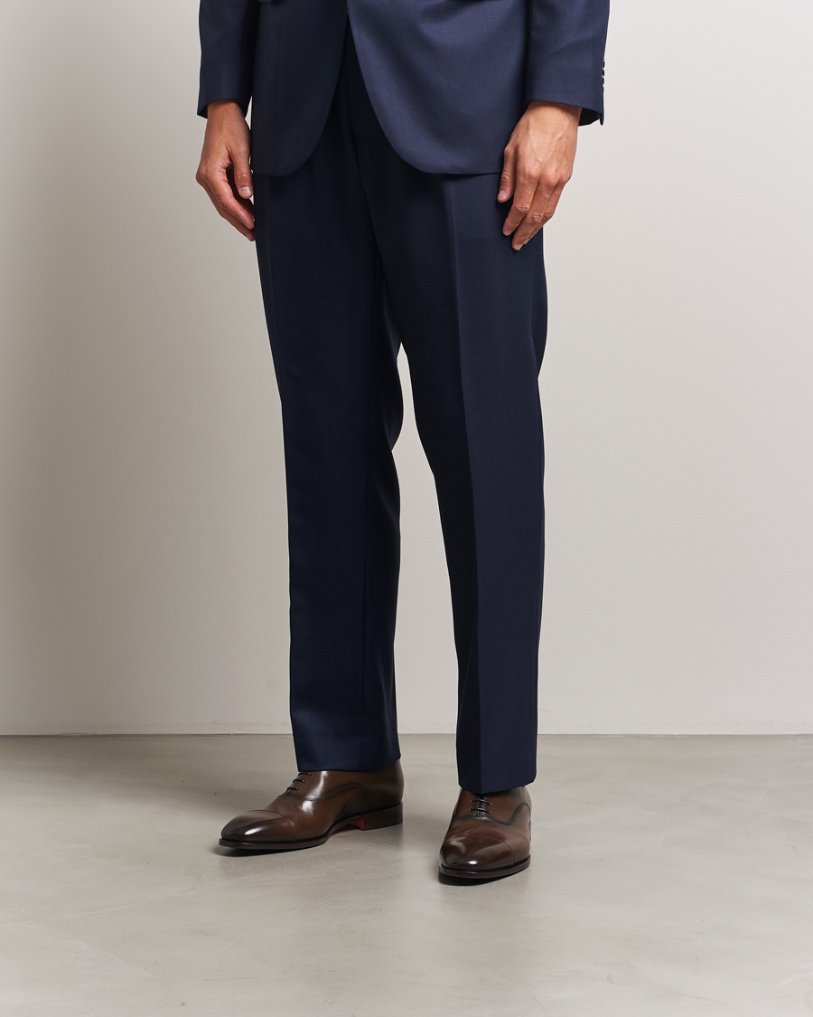 Mies | Oxford-kengät | Santoni | Adrian Oxford Dark Brown Calf