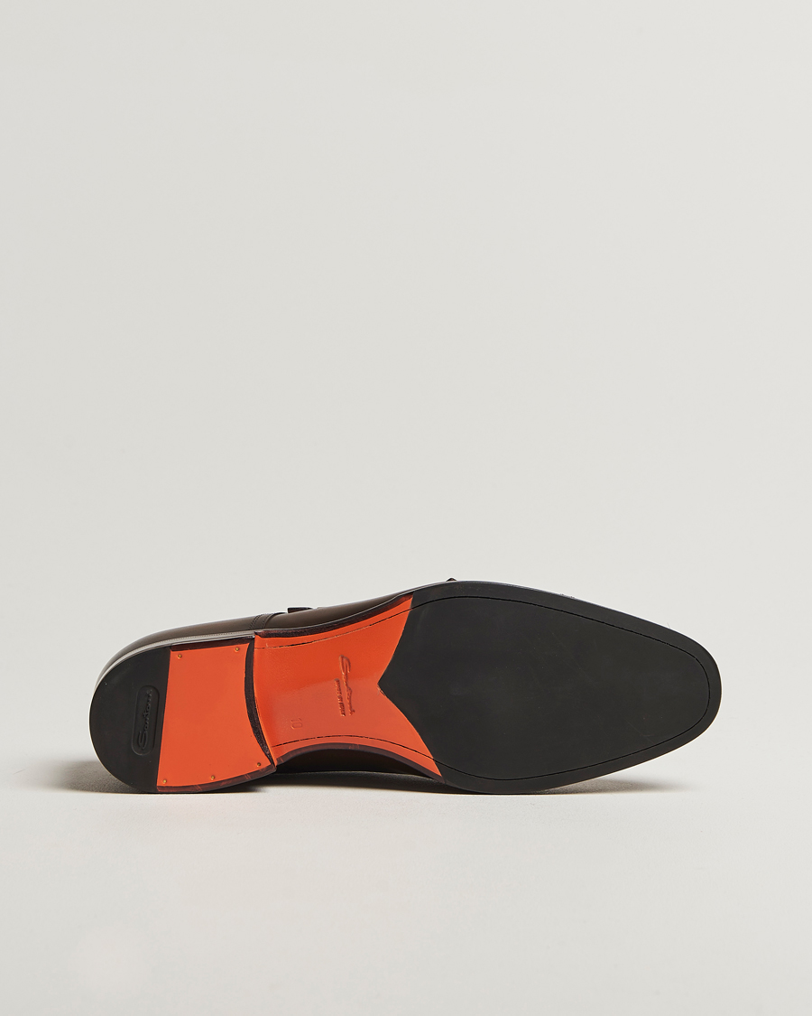 Mies | Solkikengät | Santoni | Adrian Double Monk Dark Brown Calf