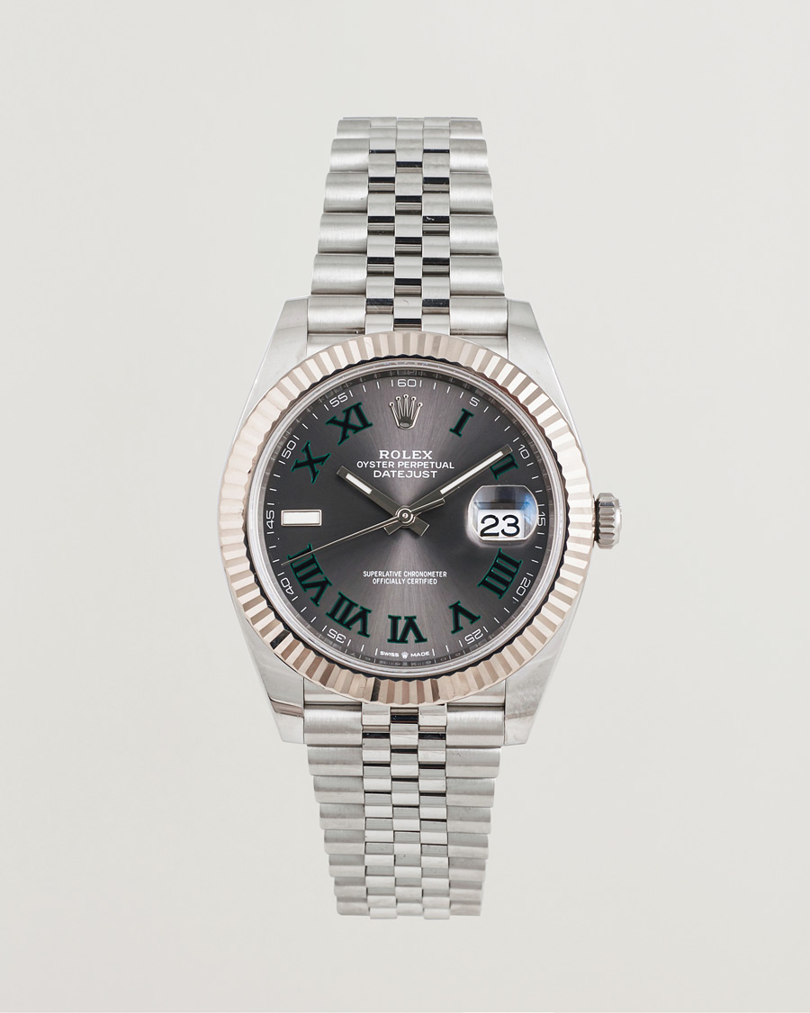 Mies | Rolex Pre-Owned Datejust 41mm Wimbledon | Rolex Pre-Owned | Datejust 41mm Wimbledon
