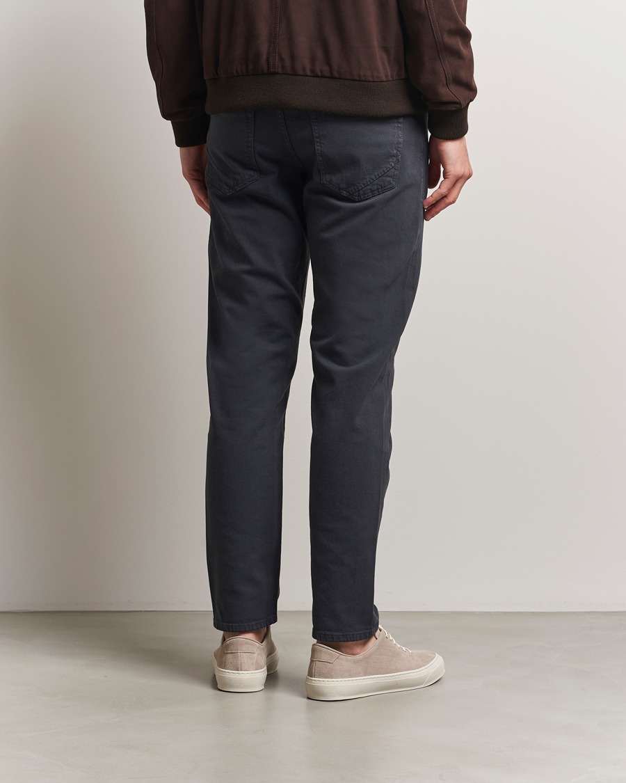 Mies | Housut | Incotex | 5-Pocket Cotton Stretch Pants Navy