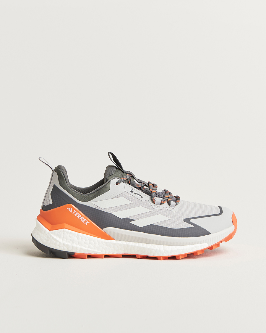 Mies | Maastojuoksukengät | adidas Performance | Terrex Free Hiker 2 GTX Trail Sneaker Grey/Orange